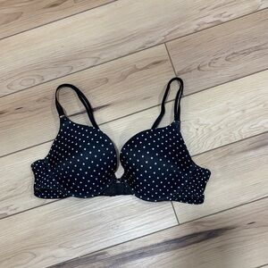 Victoria's Secret Black Polka Dot Bra